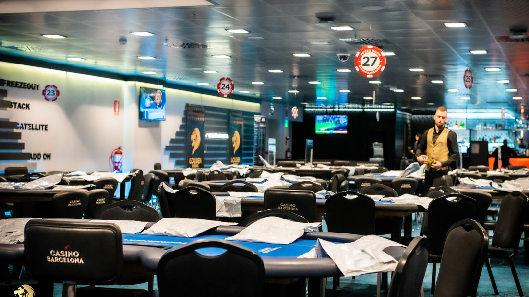 Todo listo para el shuffle up and deal