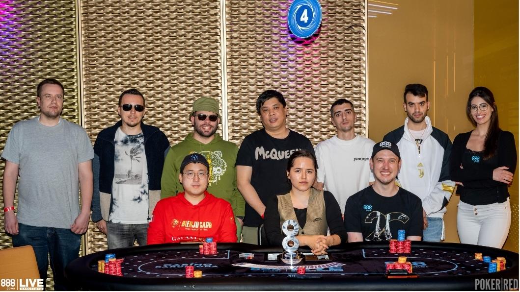 Mesa Final del 2.2k€ High Roller 888poker Live Barcelona