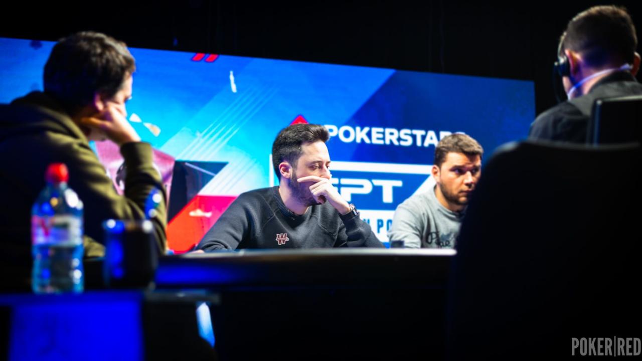 Comienza el show de Adrián Mateos en la FT del High Roller EPT Praga, líder a falta de cinco jugadores