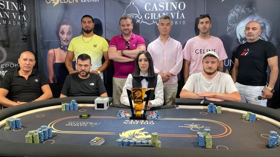 Mesa final formada en el High Roller con 13.400 € on TOP