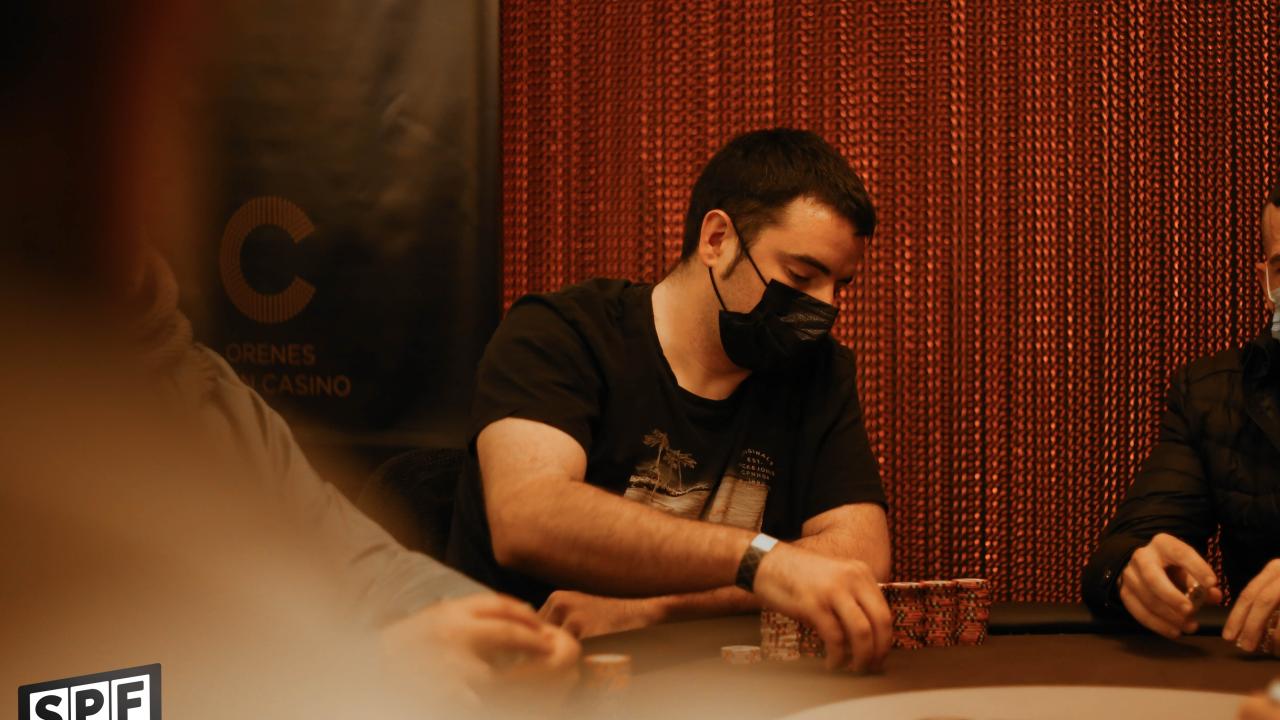Rubén Alguacil triplica su stack 
