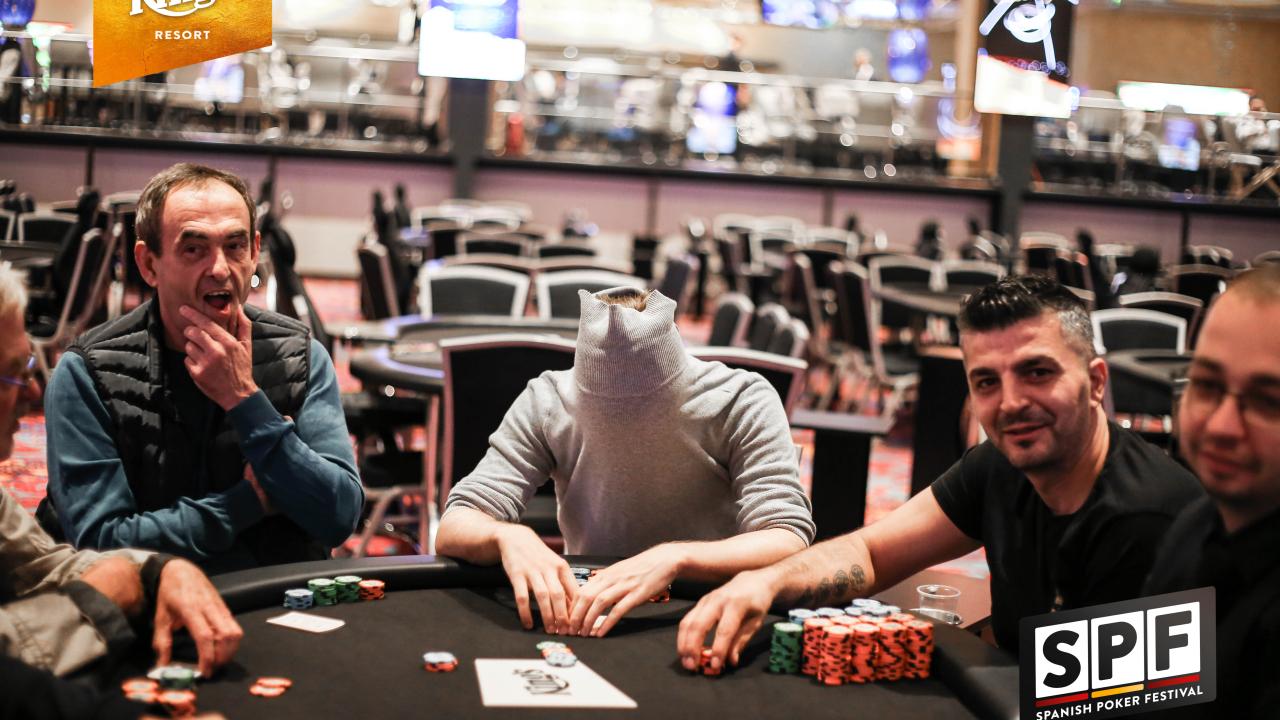 Dinner break en el Main Event 
