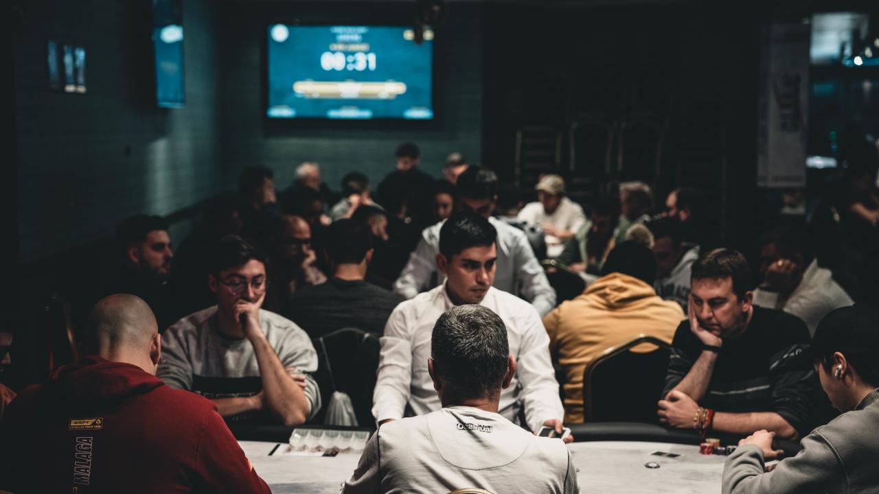 Dinner break en el Main Event 1B