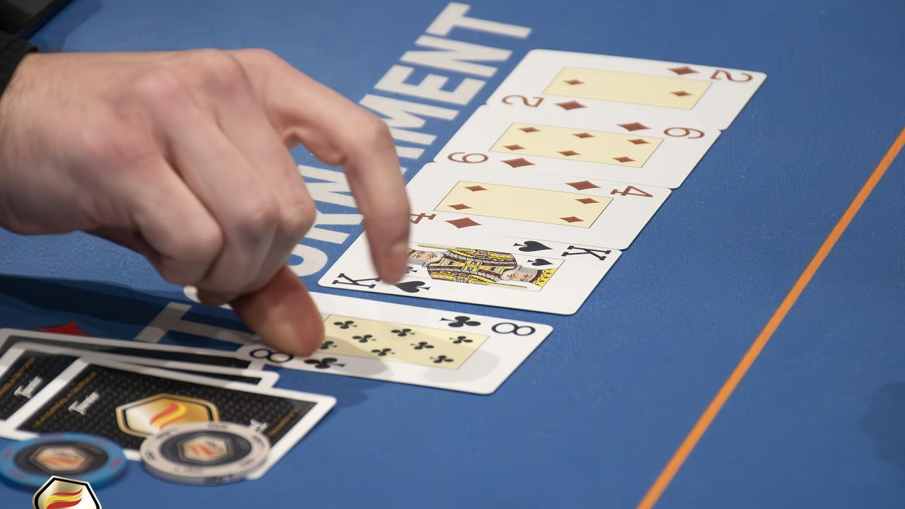 Break de la cena en el Día 1B del Main Event