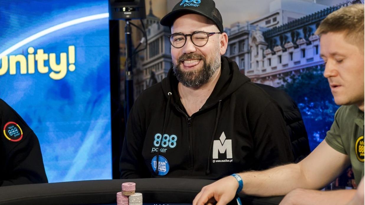 Ricardo Mateus, medalla de bronce Main Event 888poker LIVE Madrid