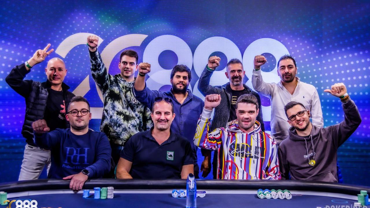 Mesa Final Evento Principal 888poker Live 20º aniversario