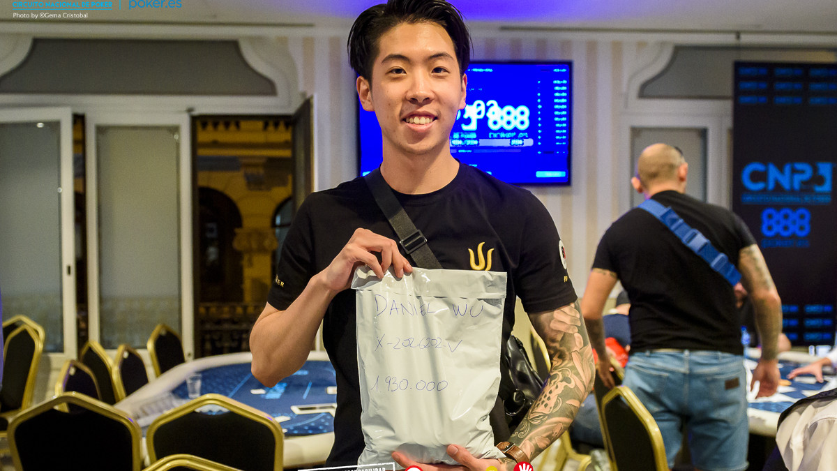 Daniel Wu chipleader del día 2 con 1.930.000 