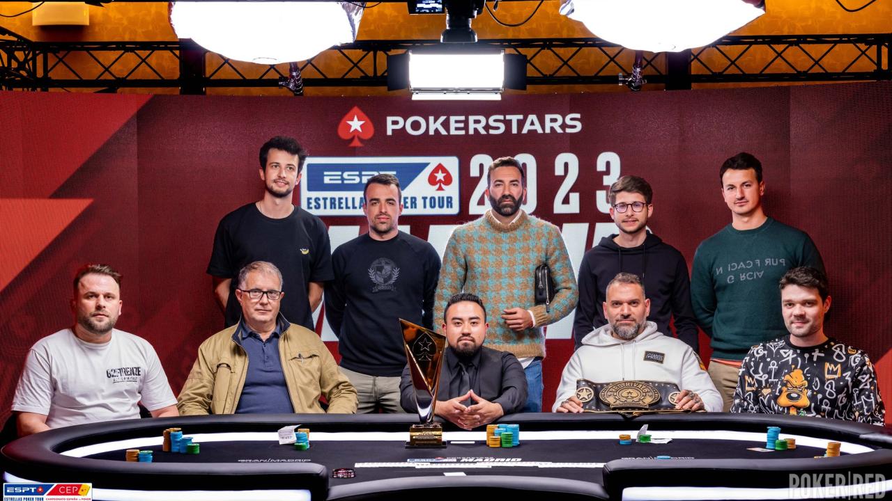 Mesa Final del SHR Estrellas Poker Tour