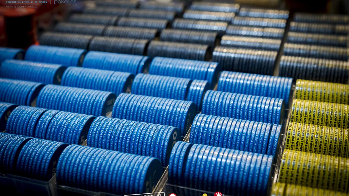 Chipcounts antes de la fase de burbuja en el Main Event