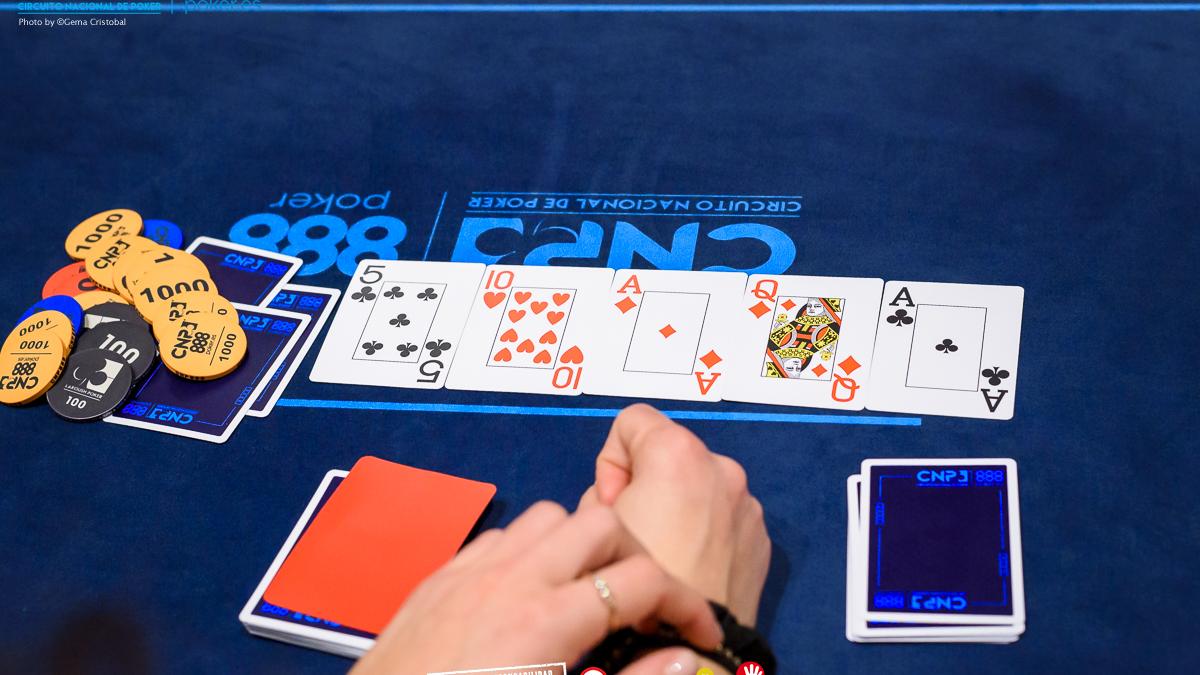 Entramos en los dos últimos niveles del Día 1B en el Main Event CNP888 Málaga