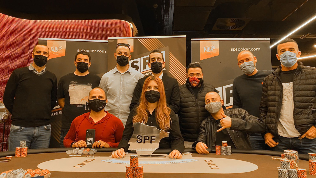 Mesa final del Main Event del SPF Murcia 