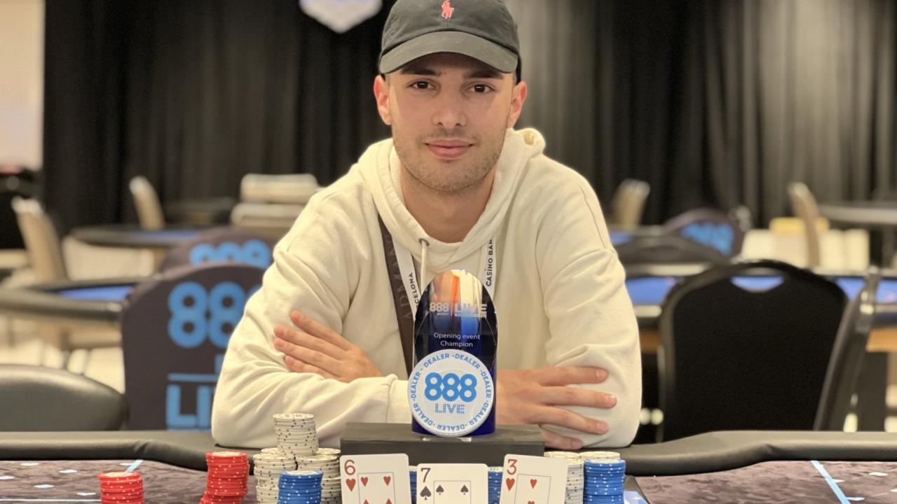 Giuseppe Dedoni se llevó un multitudinario Opening Event 888poker Live Barcelona tras pacto a cuatro