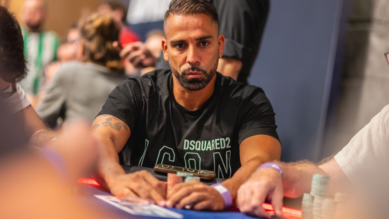 Nacho Martín se despide del Main Event ESPT en los primeros compases del Día 2