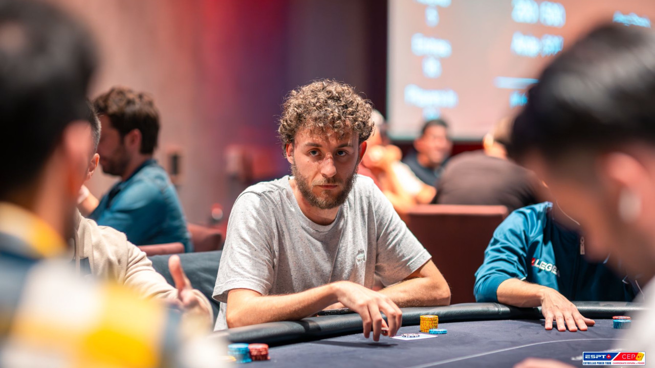 Así ha caído eliminado René Lázaro a lo largo del Día 2 Main Event ESPT