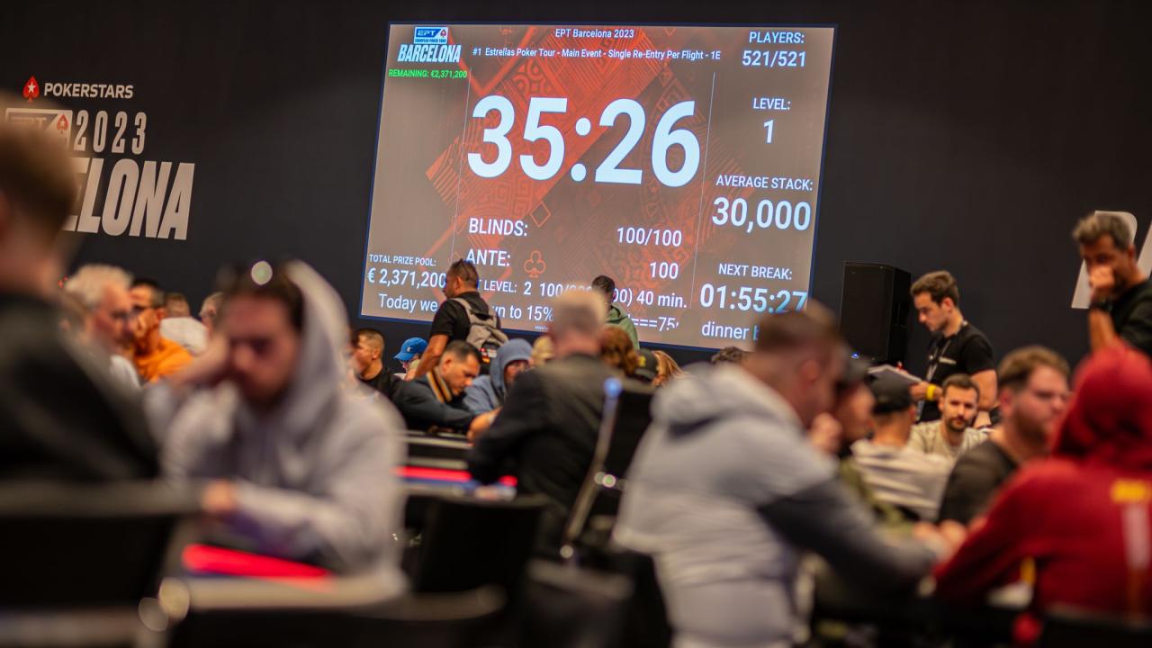 ¡Comienza el Día 1EF del Main Event Estrellas Poker Tour!