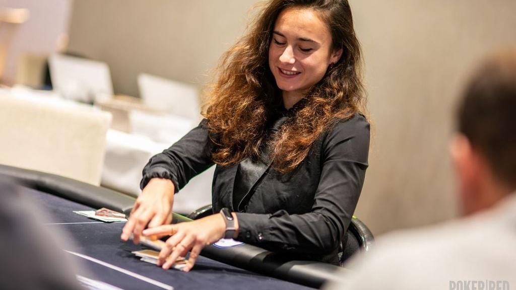 Descanso de la cena en el High Roller ESPT