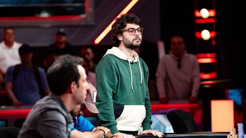 José Ignacio Aguilera, burbuja de mesa final en el Main Event WSOP