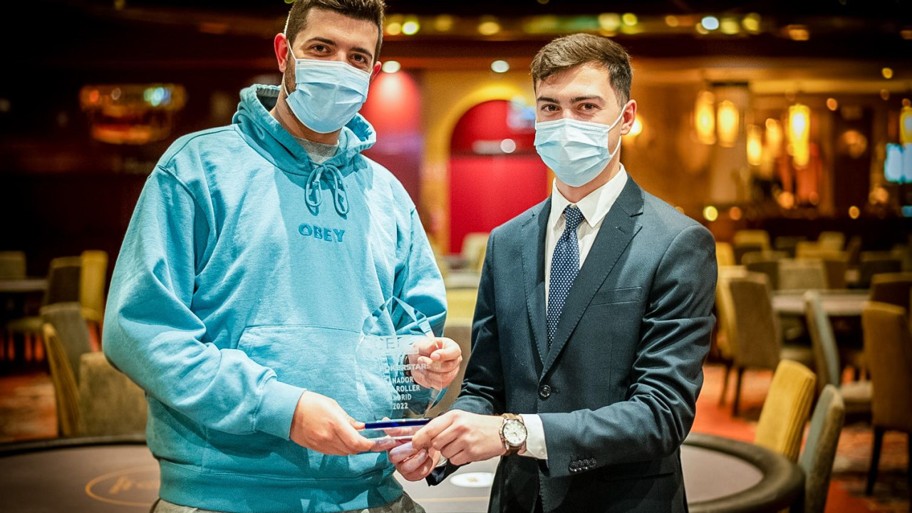 Valeriano Toledano y Alejandro Vázquez pactan el High Roller del CEP Madrid