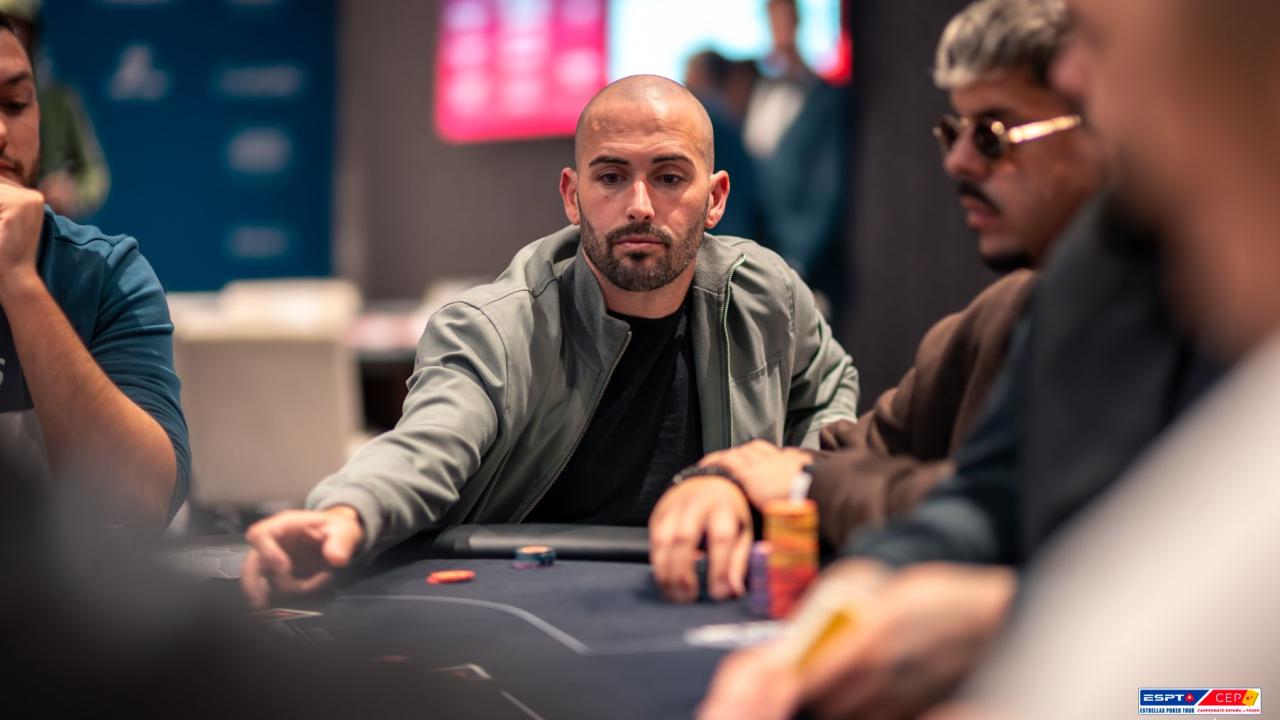 Un triple all in preflop manda a Aleix Vidal al cajero 