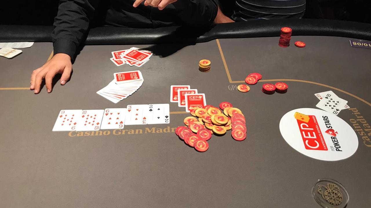 Barreiro liga set en el turn y... ¡Double up! 