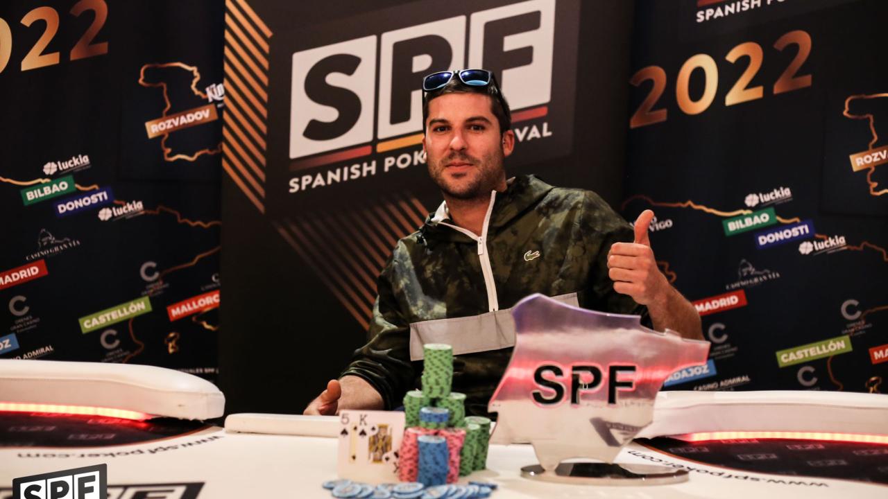 David Vallejo campeón del Main Event SPF Vigo