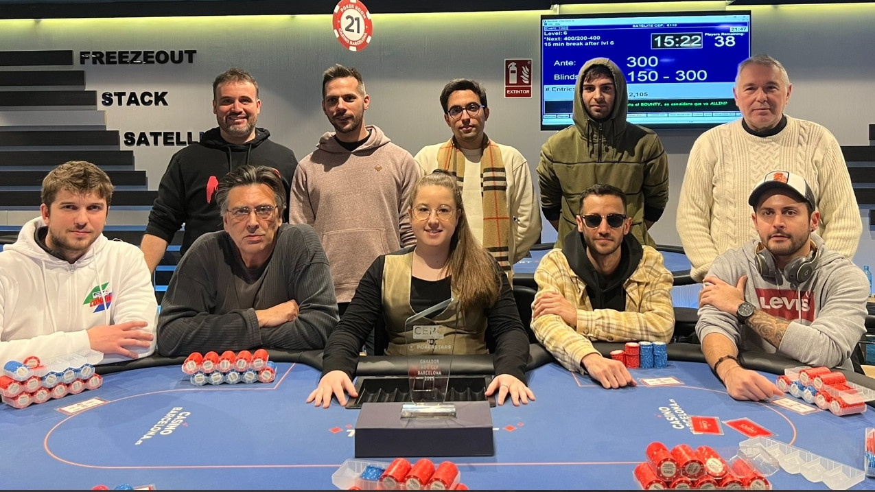 Mesa Final MINI CEP Barcelona con 15.000 € on top