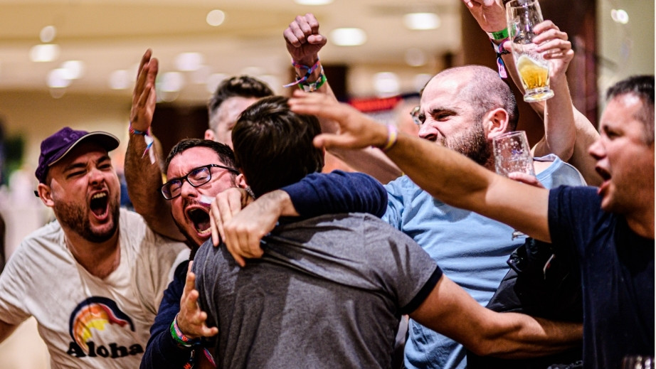 El Beer Pong acapara la atención de los asistentes al WPO Bratislava