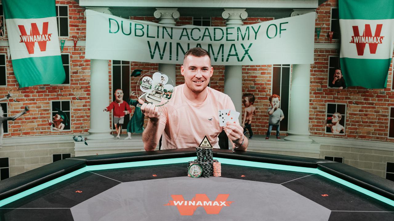 Patrick Clarke, ganador del High Roller