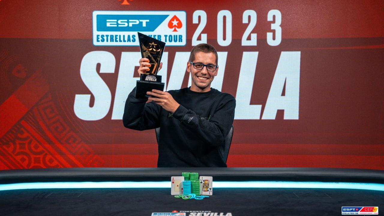 ¡Juanjo Naharro 'Rotoletu', campeón del High Roller ESPT Sevilla por 38.600 €!