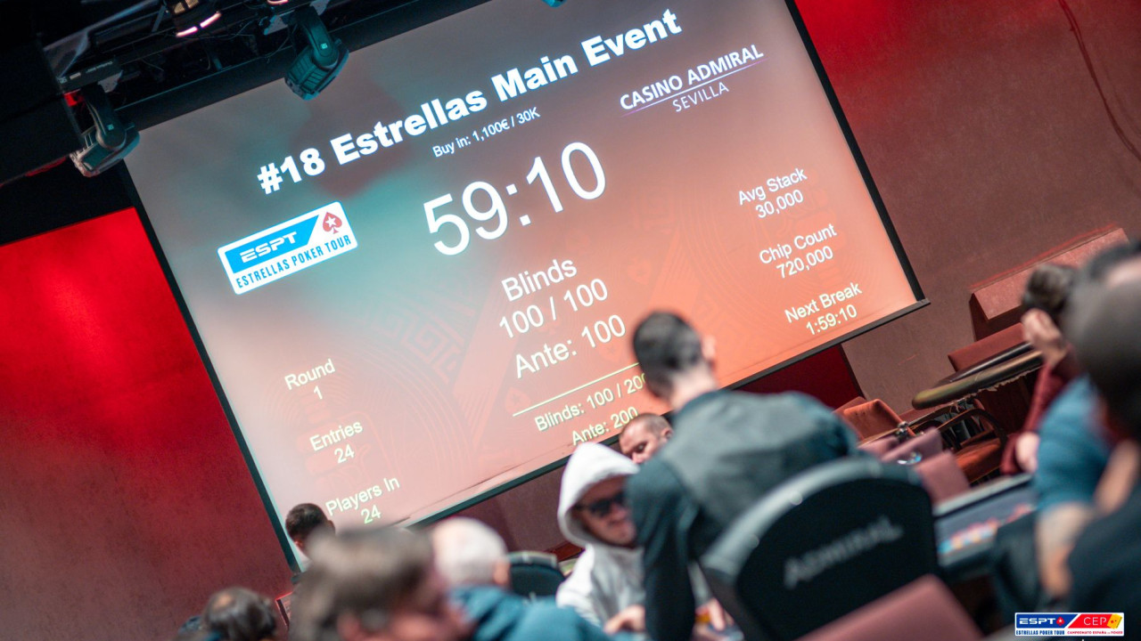 ¡Shuffle Up and Deal del Día 1A Main Event ESPT Sevilla! 