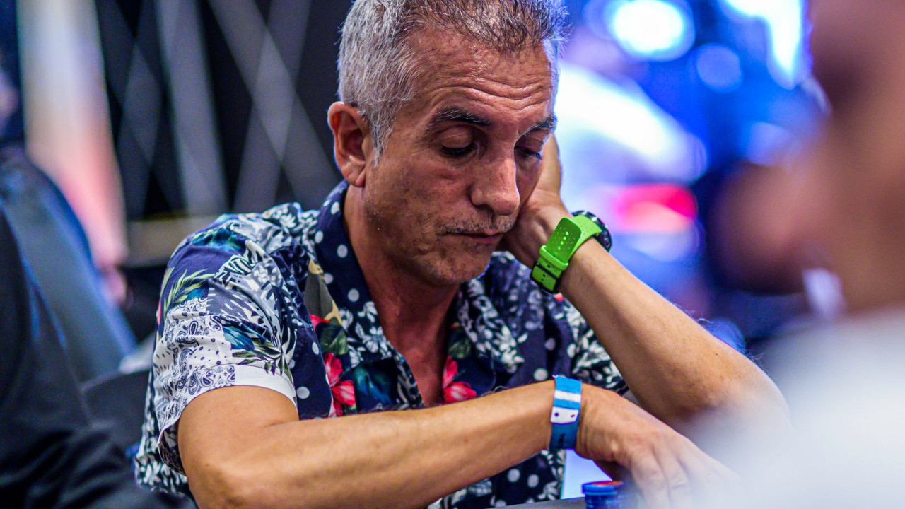 Jaume Bertrán, 7º clasificado en la general, cae eliminado del Main Event