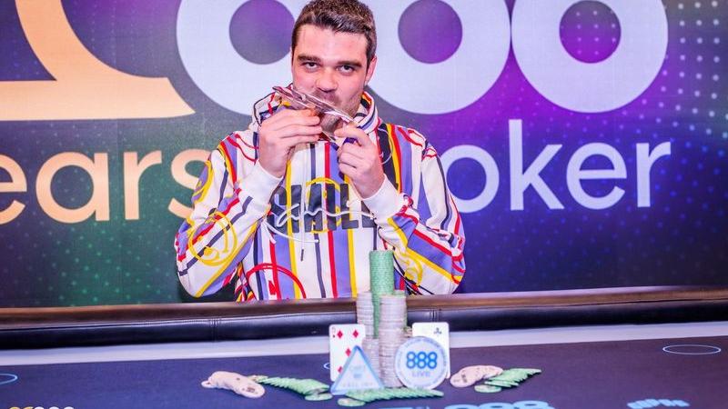 Abel Aspas gana el Evento Principal 888live Madrid 20º aniversario por 70.000 €