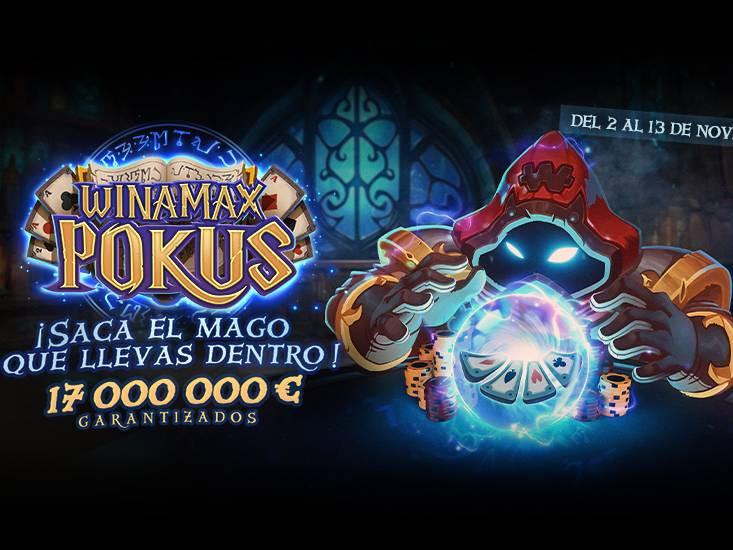17.000.000 € garantizados en una nueva edición de los Winamax Pokus