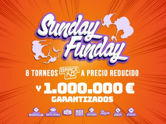 Nuevo domingo de torneos en Winamax con nuevas ediciones de Sunday Funday y Sunday Surprise