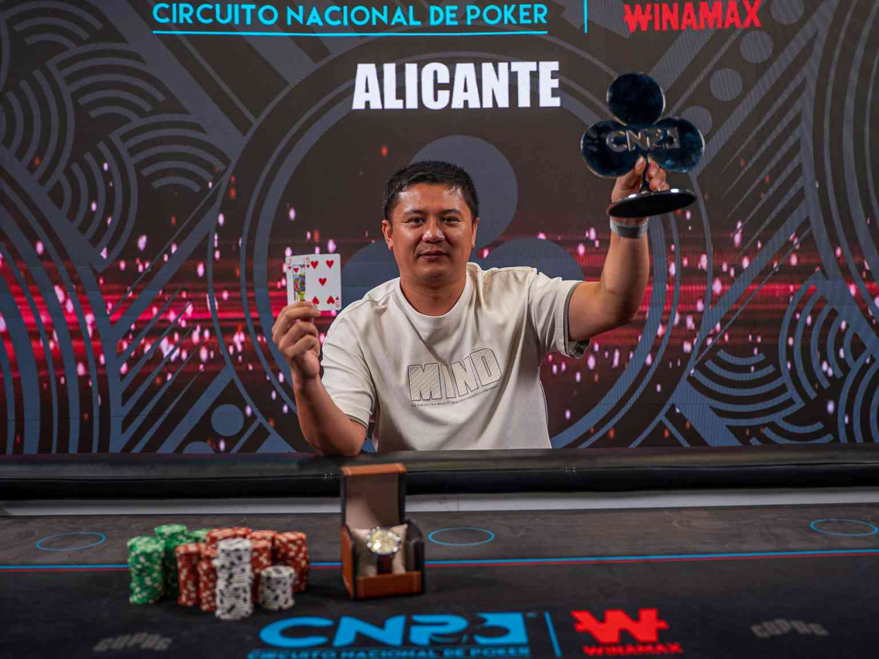 Un debut con final feliz: victoria y 46.917 € para Hongbo Lin en su primer torneo
