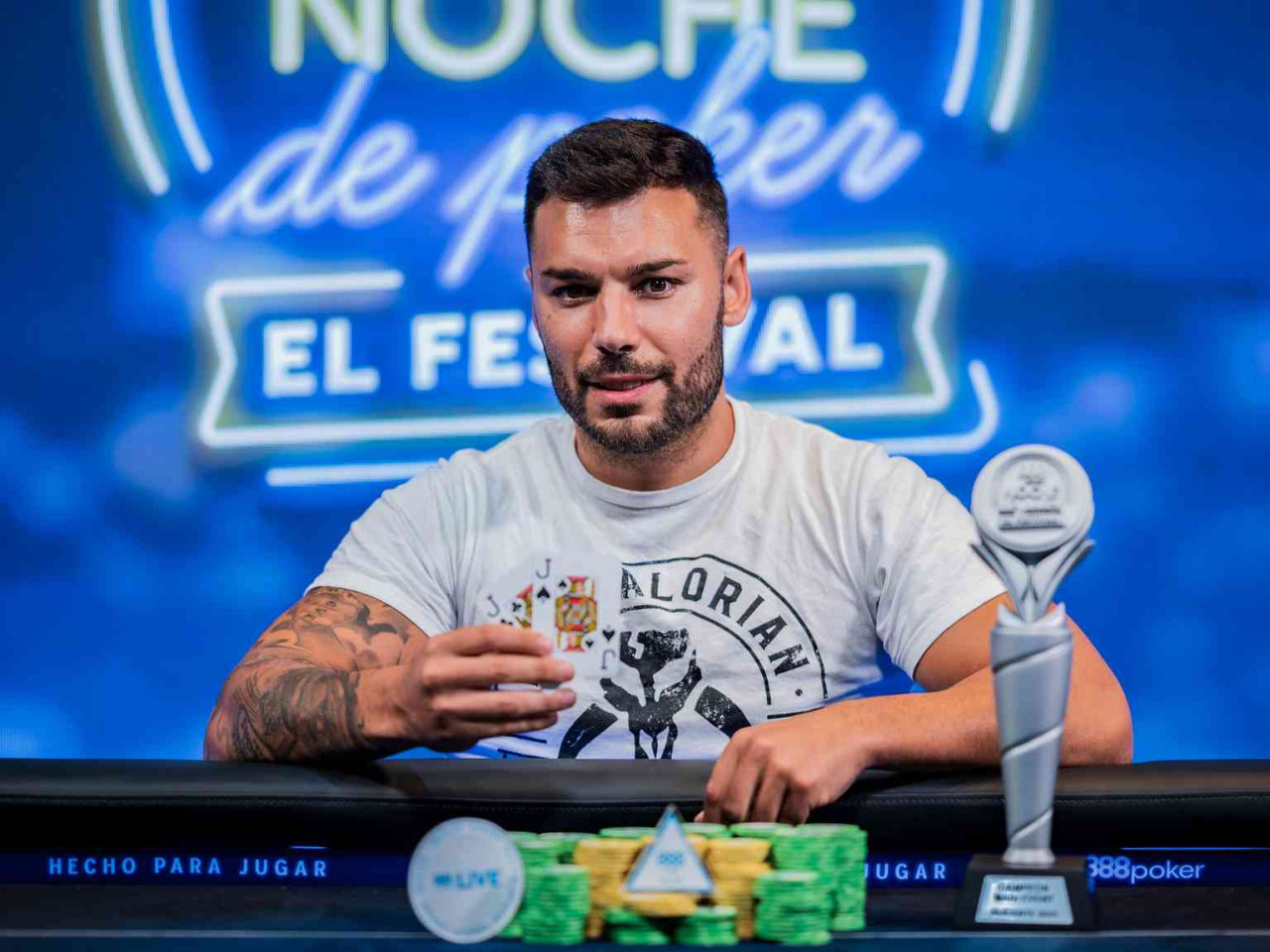 Jesús Hervás, primer campeón de la historia del Main Event de Noche de Póker Festival por 24.500 €