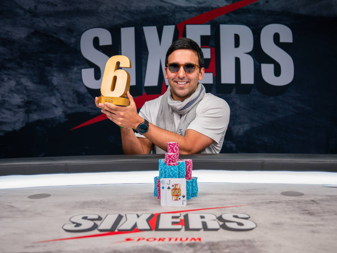 Guillermo Cano conquista el High Roller de SIXERS Tánger y firma su tercer SEIS dorado.