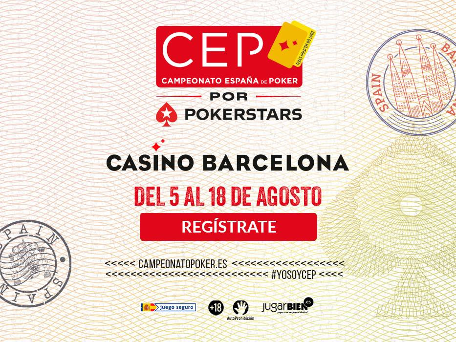Cuenta atrás para la etapa más icónica y multitudinaria del Campeonato de España de Poker: CEP Barcelona