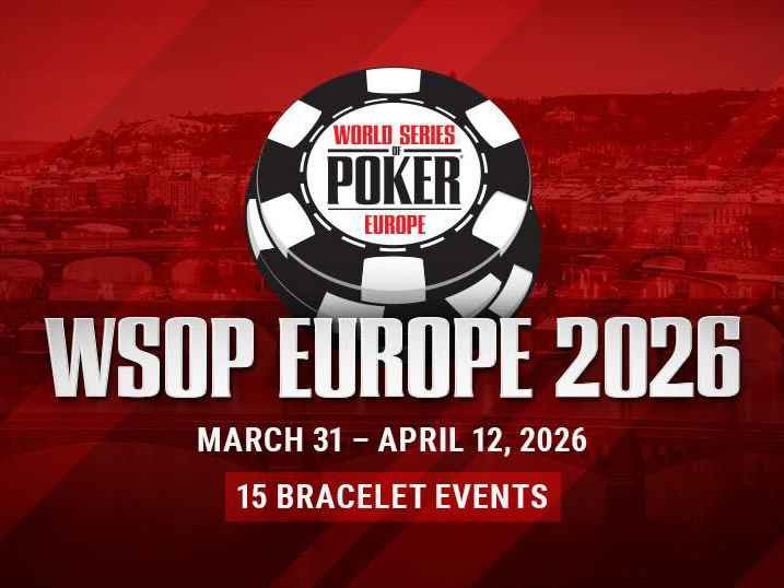 Las WSOPE se mudan a Praga en 2026 y anuncian sus fechas