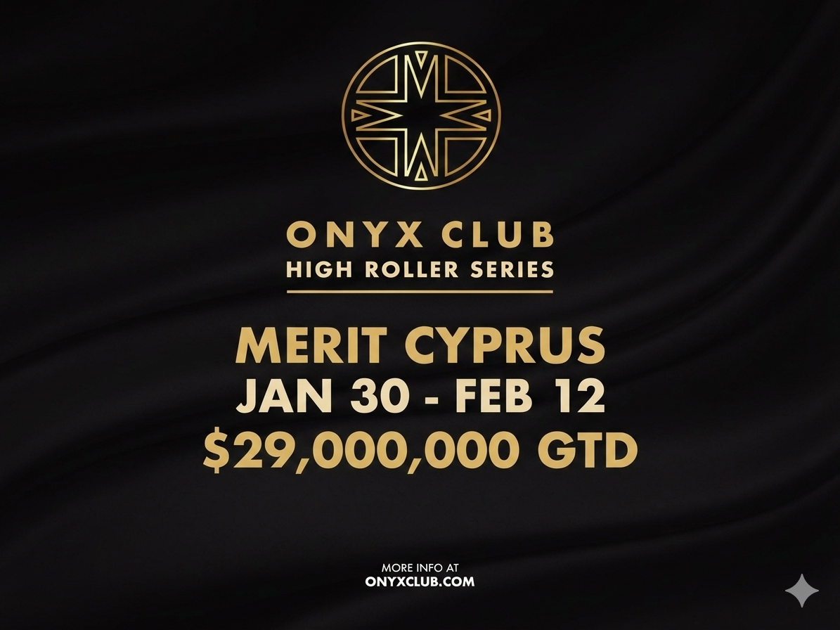 Las Onyx High Roller Series seducen a Adrián Mateos con $29M garantizados en sus High Rollers