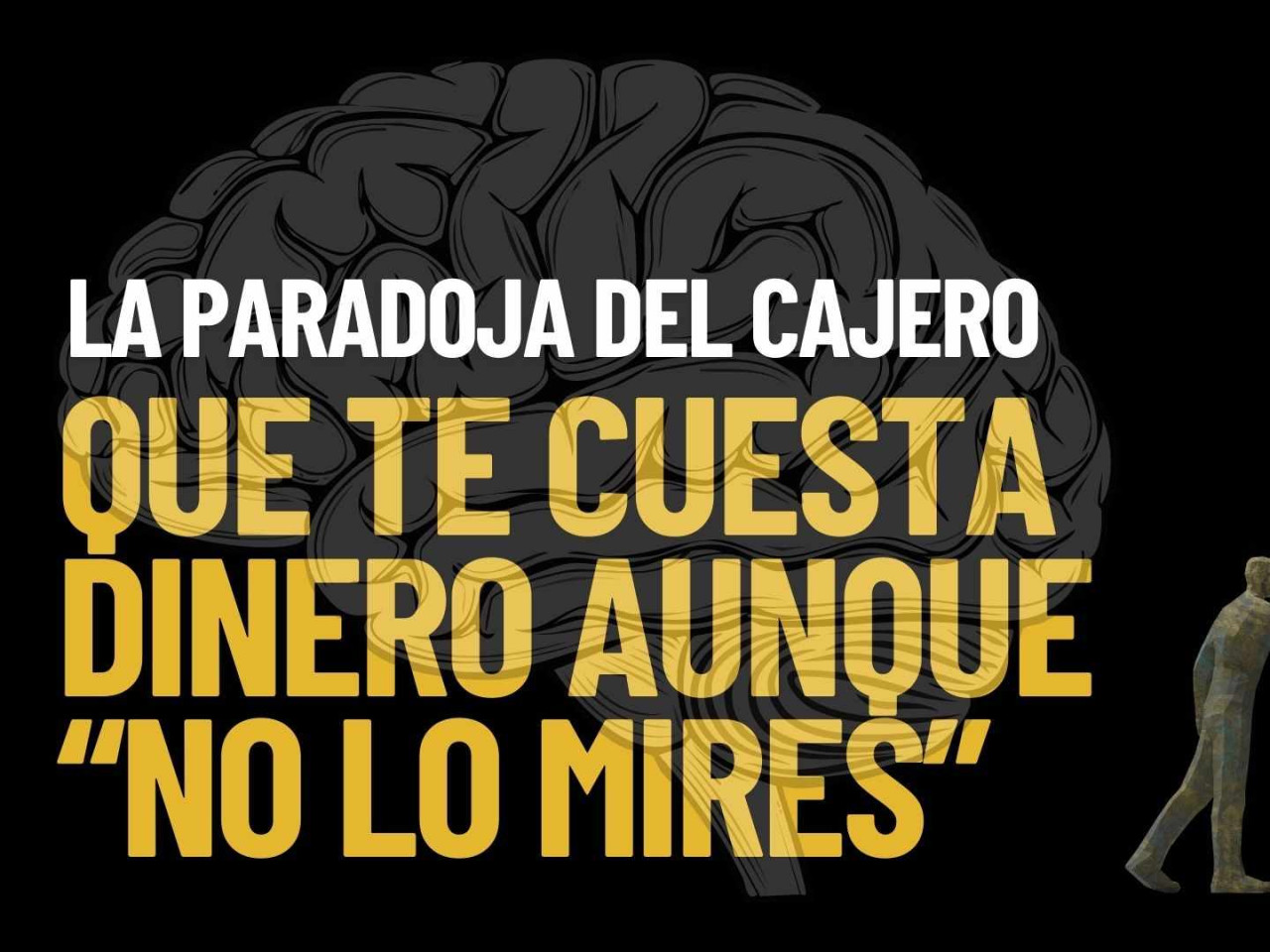 La paradoja del cajero: te cuesta dinero aunque “no lo mires”