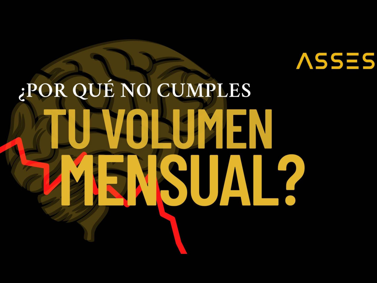 Los 5 motivos mentales por los que no cumples tu volumen mensual (aunque jures que este mes sí)