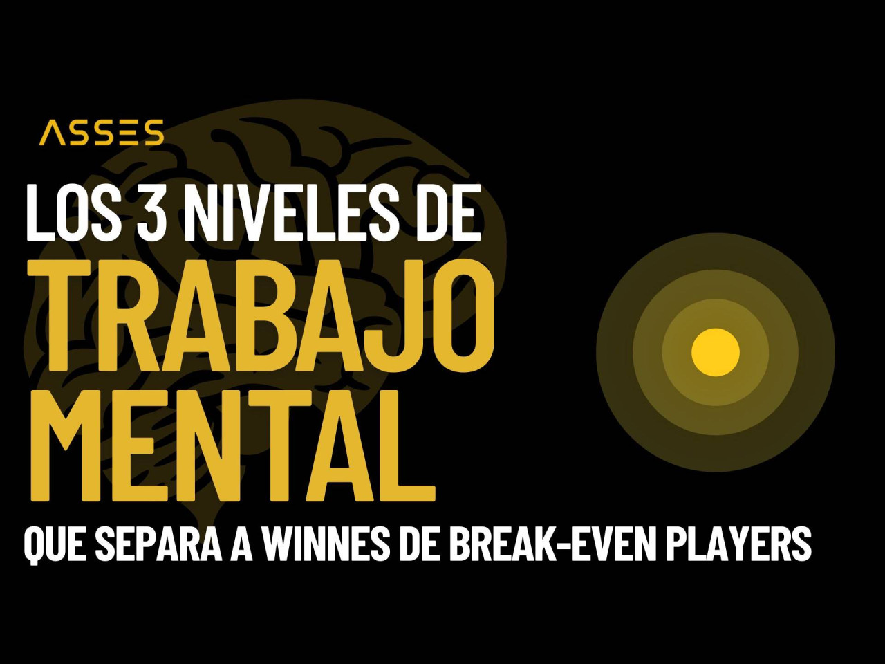 Los 3 Niveles de trabajo mental en poker (Y por qué estar "bien" no es suficiente)