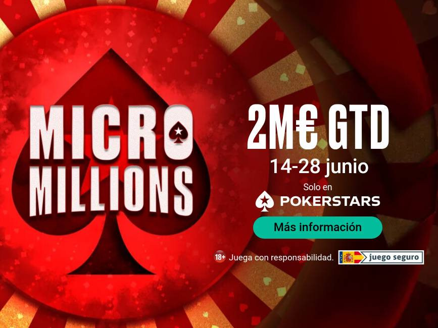 Más de 2.000.000 € en juego en la nueva edición de Micro Millions