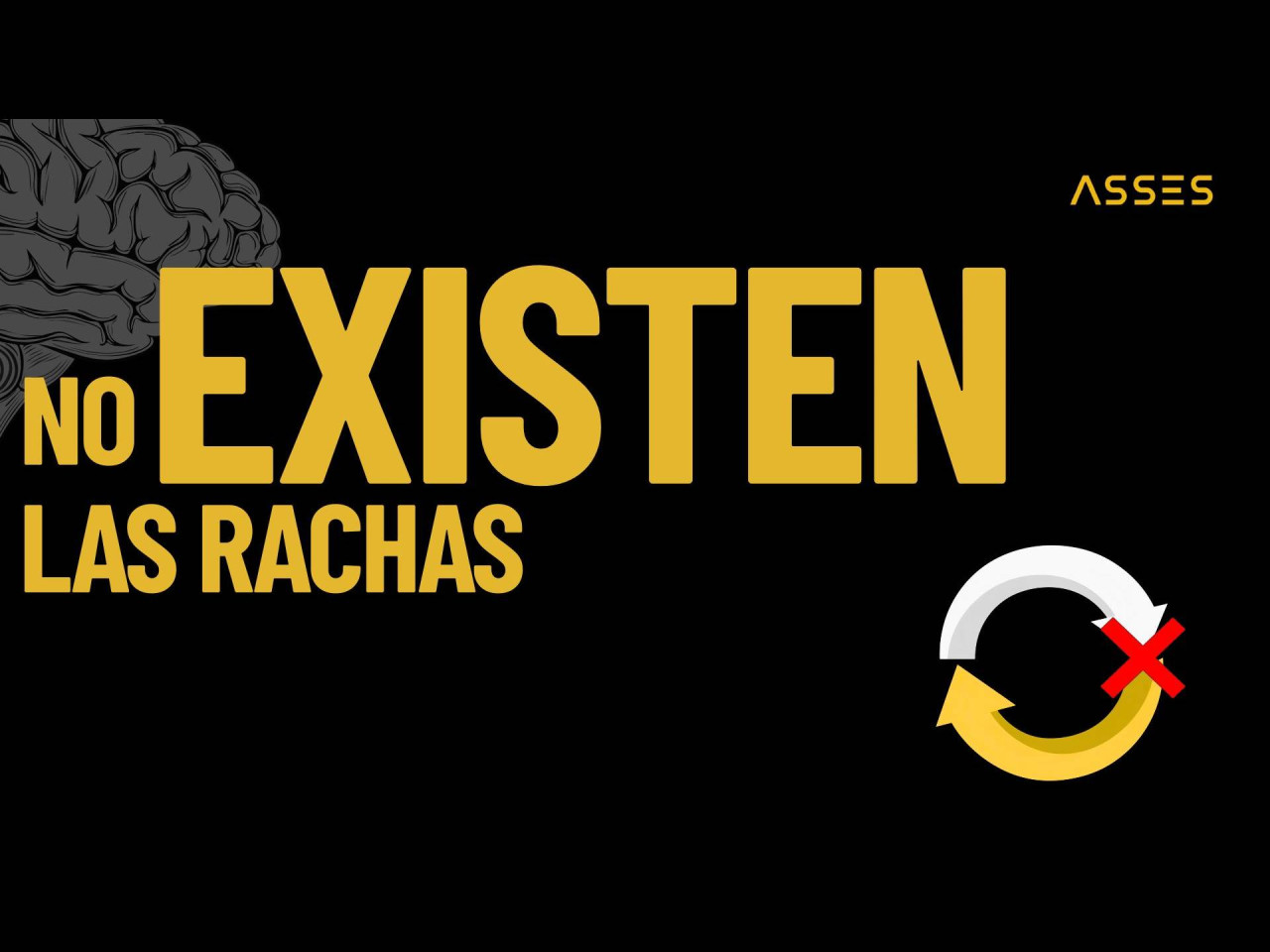 Las rachas de cartas no existen. Aunque tu cabeza las crea