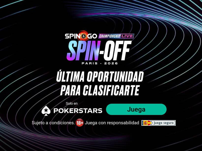 Última oportunidad para clasificarse al PokerStars Spin & Go Championship Live del EPT París