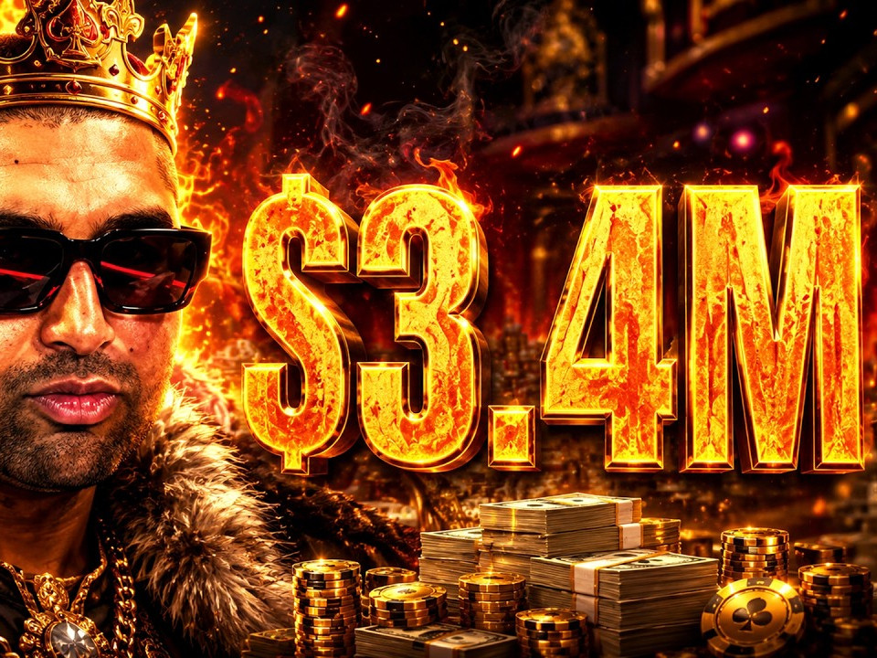 Nik Airball se convierte en el jugador con más ganancias de la historia de Hustler Casino Live